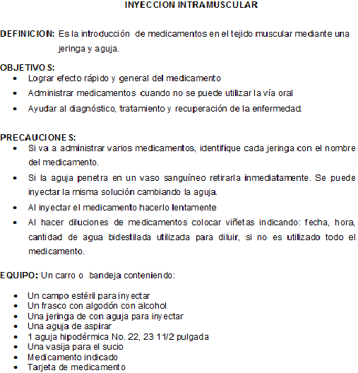 colocar inyeccion intramuscular gluteo